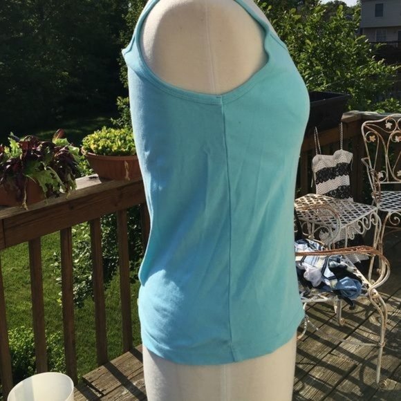Victoria’s Secret Moda Intl Large baby blue tank top - Picture 2 of 4